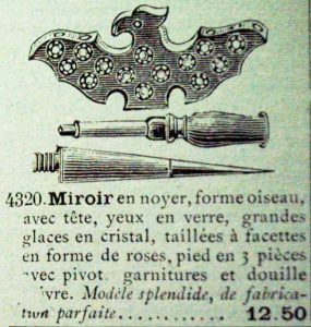 Catalogue Miroir tête dAIGLE 285x300 - 1905  MANUFRANCE