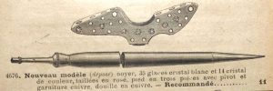 Nouveau Modele de Miroir Depose pour lannee 1889 300x100 - 1889  MANUFACTURE FRANÇAISE d’ARMES